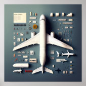 Poster 320 Airplane Spread #1 (Devant)