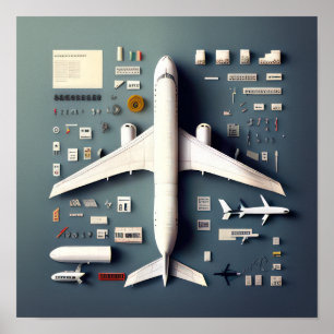 Poster 320 Airplane Spread #1