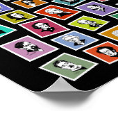 Poster 32 portraits graphiques des plus grands compositeu (Coin)