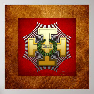 Poster 32e degré : Maître du secret royal