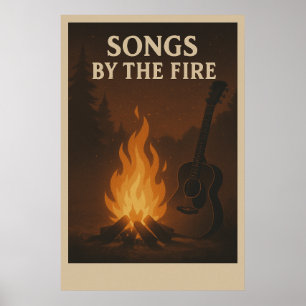 Poster 33, Liedjes bij het vuur,  kunst