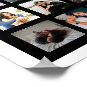 Poster 33 Modèles photo personnalisées personnalisées col (Coin)