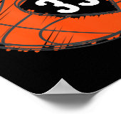 Poster 33 Numéro 33 - Graphique de baseball disant Ball B (Coin)