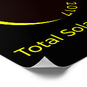 Poster #34 ; Chaser éclipse #34 ; Éclipse solaire totale (Coin)