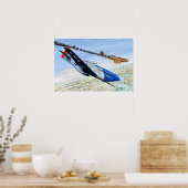 Poster 352e FG P-51 MUSTANG (Cuisine)