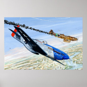 Poster 352e FG P-51 MUSTANG