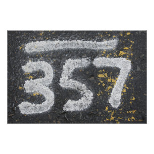 Poster 357 Nombre de Maçon et Nombre Angélique