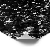 Poster 35e anniversaire Rose Gold & Black Parties scintil (Coin)