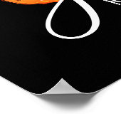 Poster 35e Classe Reunion Welcome Black Orange Balloon (Coin)