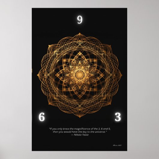 POSTER 369 MANDALA WALL ART (Devant)