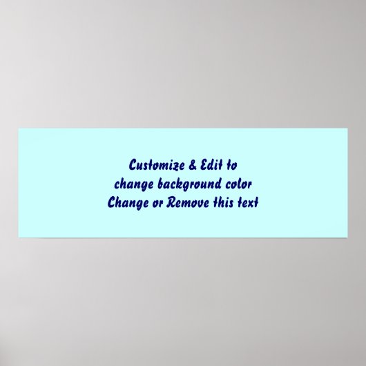 Poster 36 x 12 inch leeg toevoegen uw afbeelding e (Voorkant)