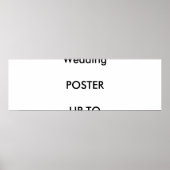 Poster 36 x 12-inch op bruiloft - aangepast landsc (Voorkant)