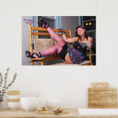 Poster 36" x 24" Chrissy Kittens Dites Fromage (Cuisine)
