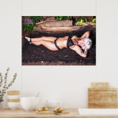 Poster 36" x 24" Chrissy Kittens Par Le Journal (Cuisine)