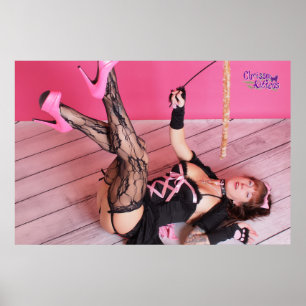 Poster 36" x 24" Chrissy Kittens The Kitten Waves Hi!