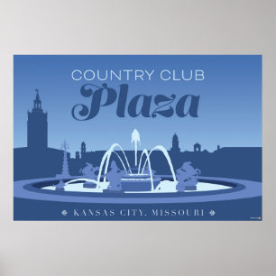 Poster 36 x 24 - Country Club Plaza