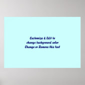 Poster 36" X 24" Vierge ajouter votre image et vot (Devant)