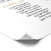 Poster 37 Tables Trouvez Votre Place Plan de table (Coin)