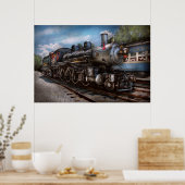 Poster 385 - Train - Vapeur - 385 Entièrement restauré (Cuisine)