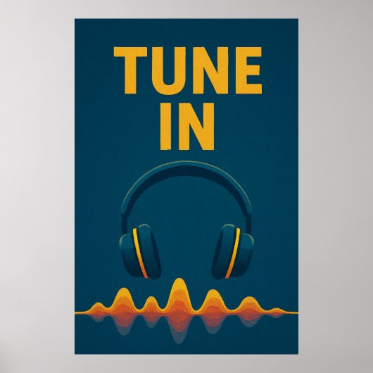 Poster 38, Tune in, kunst (Voorkant)