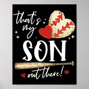Poster #39 ; s Mon Fils dehors Baseball Mama Maman Mères