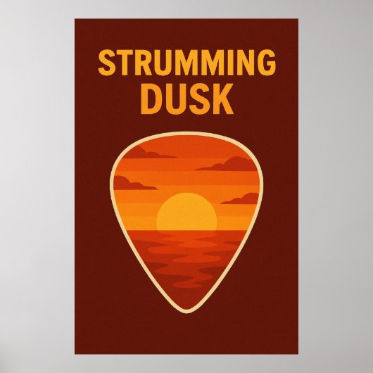Poster 39, Strumming Dusk,  kunst (Voorkant)