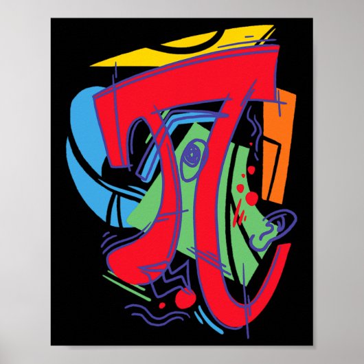 Poster 3.14 Conception Des Maths Pour Pi Day (Devant)