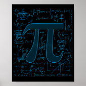 Poster 3.14 Pi Day Math Physics Irrational Number Circumf (Devant)