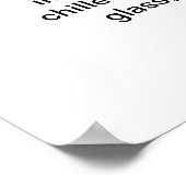 Poster 3 à 1 (Wet) Cocktail Martini Recette Art 18"x24" (Coin)