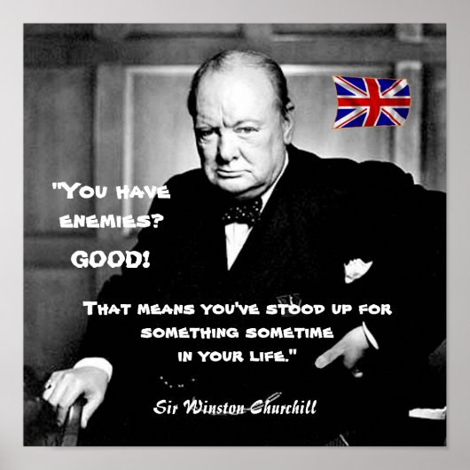 Poster #3 - "Avoir des ennemis" (Devant)