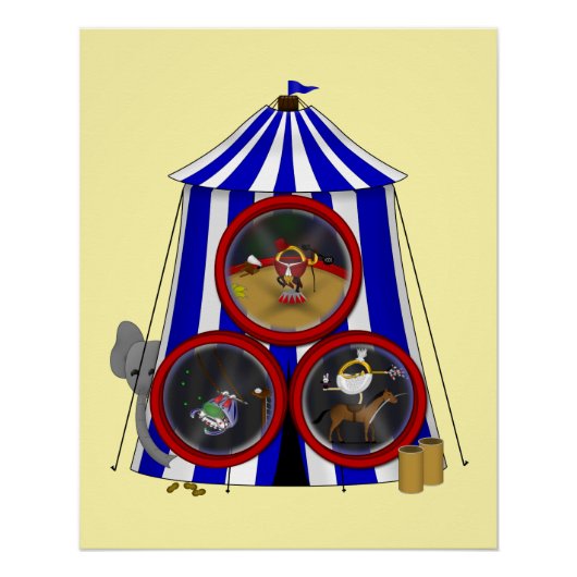 Poster 3 Cercles - (Devant)