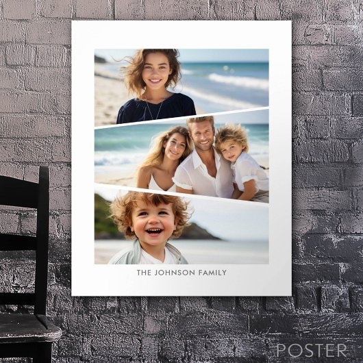 Poster 3 Collage De Photo Inégal - Funky Quadrilatéral Ar