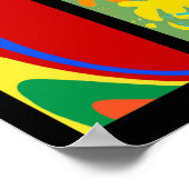 Poster 3 couleurs de panneau (Coin)