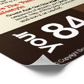 Poster 3 Étapes Pour Faire Les Choses (Coin)