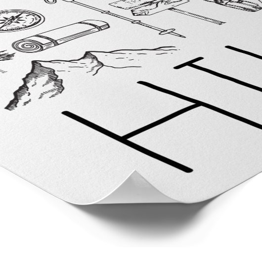 Poster 3 faire une randonnée (Coin)