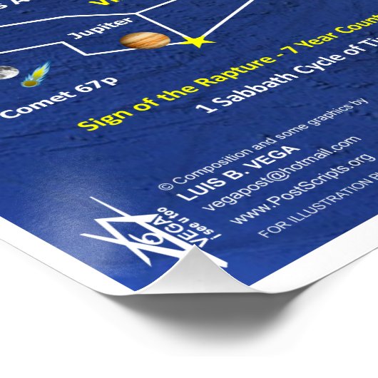 Poster 3 Grands Éclipses Américains Alef Tav Jugement (Coin)