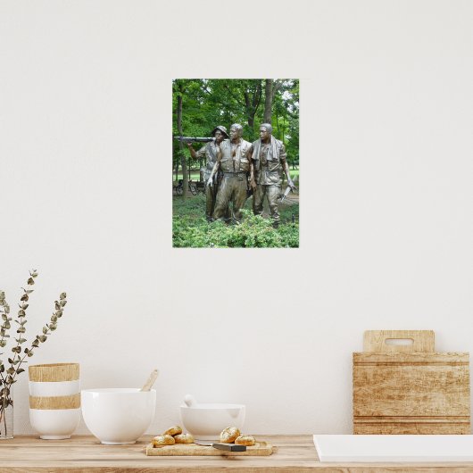 Poster 3 hommes de combat (Cuisine)