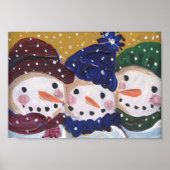 Poster 3 Jolly Snowmen (Devant)
