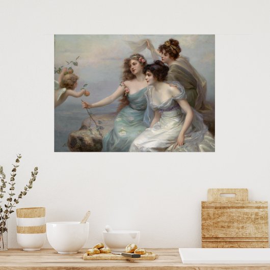 Poster 3 Mesdames et Angel (Cuisine)