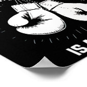 Poster 3 Minutes Is A Long Time Boxing Funny Kickboxing B (Coin)