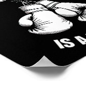 Poster 3 Minutes Is A Long Time Boxing Kickboxing Boxer F (Coin)