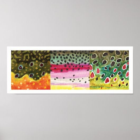 Poster 3 Peau de truite : Broyage, Arc-en-ciel, Brown - P (Devant)