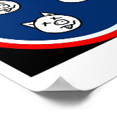 Poster 3 Petits Tn Pigs Funny Bbq (Coin)