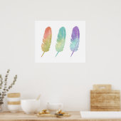Poster 3 plumes (Cuisine)