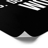 Poster 3 Règles De Réussite - Motivation Dure (Coin)