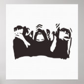 Poster 3 sages singes ! (Devant)