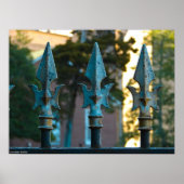 Poster "3 Spears Turquoise" Poster de clôture en f (Devant)