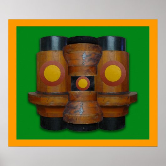 Poster 3 tours à 3 caractères (Devant)