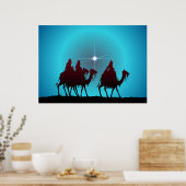 Poster 3 WISEMEN & STAR par SHARON SHARPE (Cuisine)