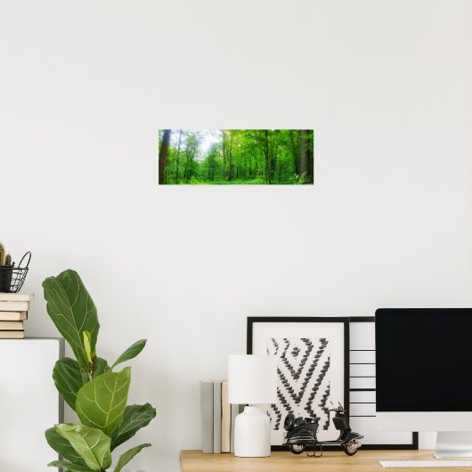 Poster 3Affiche forestière du lac White (Bureau à domicile)